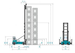 Konecranes SMV 45 G 3 Размери и габарити