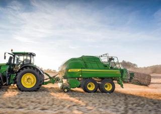 Големи квадратни преси + преси с висока плътност John Deere L634 
