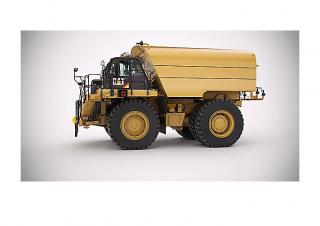 Камиони-самосвали Caterpillar 775G WTR Bare chassis