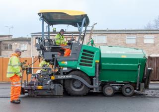 Колесни асфалтополагачи Vögele Super 1003