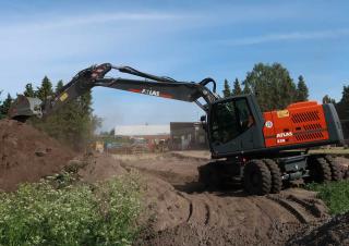 Колесни екскаватори Atlas 220 W