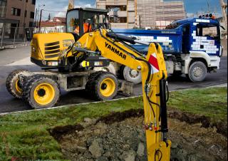 Колесни екскаватори Yanmar B 75 Circular