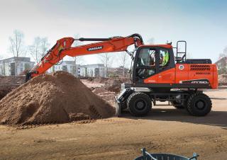 Колесни екскаватори Doosan DX190W-3