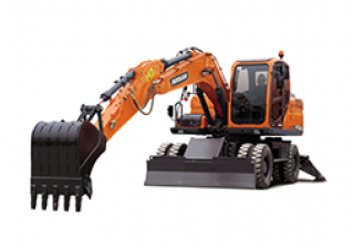 Колесни екскаватори Doosan DX140W