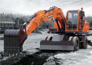 Колесни екскаватори Doosan DX160W
