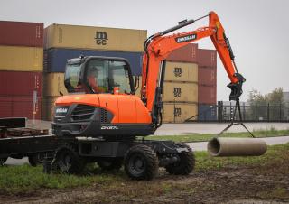 Колесни екскаватори Doosan DX57W-5