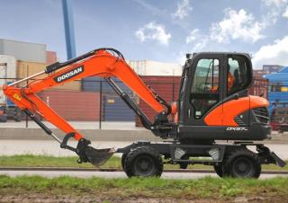 Колесни екскаватори Doosan DX57W