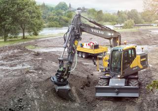 Колесни екскаватори Volvo EW160E