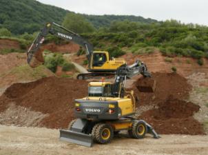 Колесни екскаватори Volvo EW180C