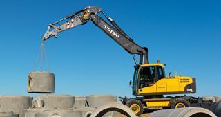 Колесни екскаватори Volvo EW210C