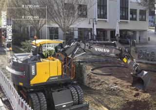Колесни екскаватори Volvo EWR170E