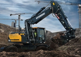Колесни екскаватори Hyundai HW210A