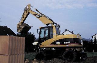 Колесни екскаватори Caterpillar M 313 C Mono