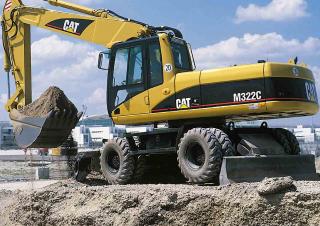 Колесни екскаватори Caterpillar M 322 C Mono