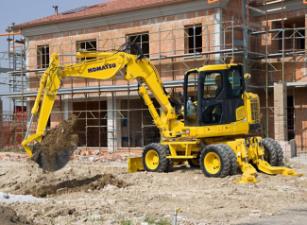 Колесни екскаватори Komatsu PW118MR-8