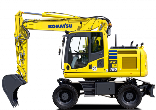Колесни екскаватори Komatsu PW160-10 