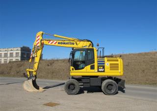 Колесни екскаватори Komatsu PW180-10