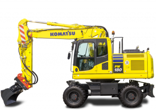Колесни екскаватори Komatsu PW180-10