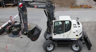 Колесни екскаватори Terex TW 110
