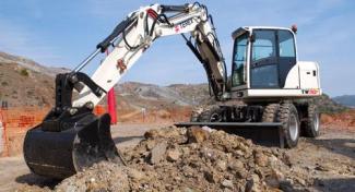Колесни екскаватори Terex TW 110