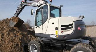 Колесни екскаватори Terex TW 110
