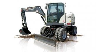 Колесни екскаватори Terex TW 70