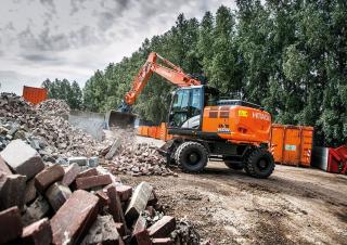 Колесни екскаватори Hitachi ZX140W-6