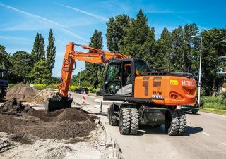 Колесни екскаватори Hitachi ZX170W-6