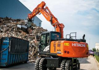 Колесни екскаватори Hitachi ZX170W-6
