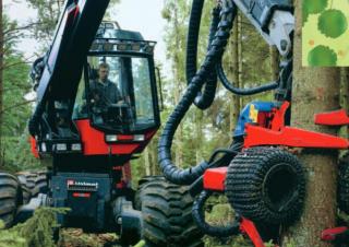 Горска техника Колесни харвестъри Valmet 911.1