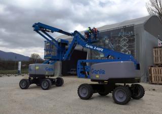 Артикулиращи подемници тип стрела Колесни повдигачи с подвижна стрела Genie Z-45 DC
