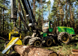 Горска техника Колесни харвестъри John Deere 1470 E