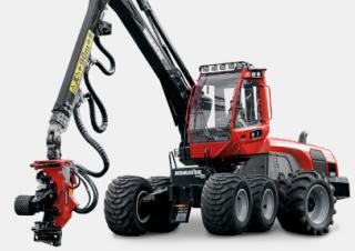 Горска техника Колесни харвестъри Komatsu 901