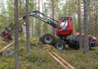 Горска техника Колесни харвестъри Komatsu 901