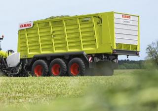 Къси ремаркета за силаж Claas Cargos 9600 Tridem