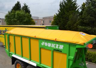 Къси ремаркета за силаж Joskin DRAKKAR 7600/33D180