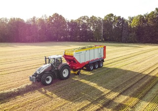 Къси ремаркета за силаж Pöttinger Jumbo 7540