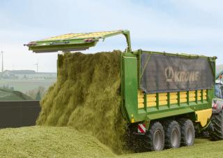 Къси ремаркета за силаж Krone ZX 430 GL 