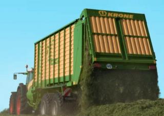 Къси ремаркета за силаж Krone ZX 450 GD