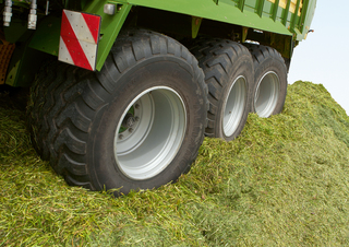 Къси ремаркета за силаж Krone ZX 470 GL