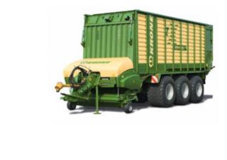 Къси ремаркета за силаж Krone ZX 550 GL