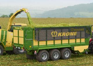 Къси ремаркета за силаж Krone ZX 560 GL