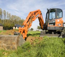 Мини екскаватори Doosan DX 60 R