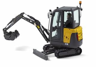 Мини екскаватори Volvo EC18C
