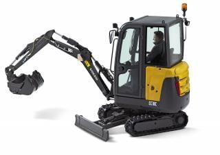 Мини екскаватори Volvo EC18C