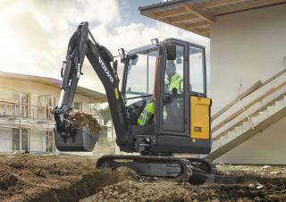 Мини екскаватори Volvo EC18E