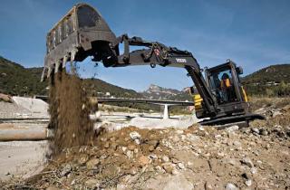 Мини екскаватори Volvo EC55C