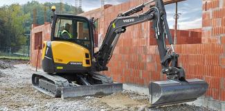 Мини екскаватори Volvo ECR50D