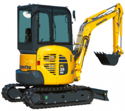 Мини екскаватори Komatsu PC26MR-3