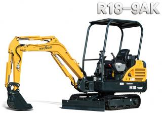Мини екскаватори Hyundai R18-9AK